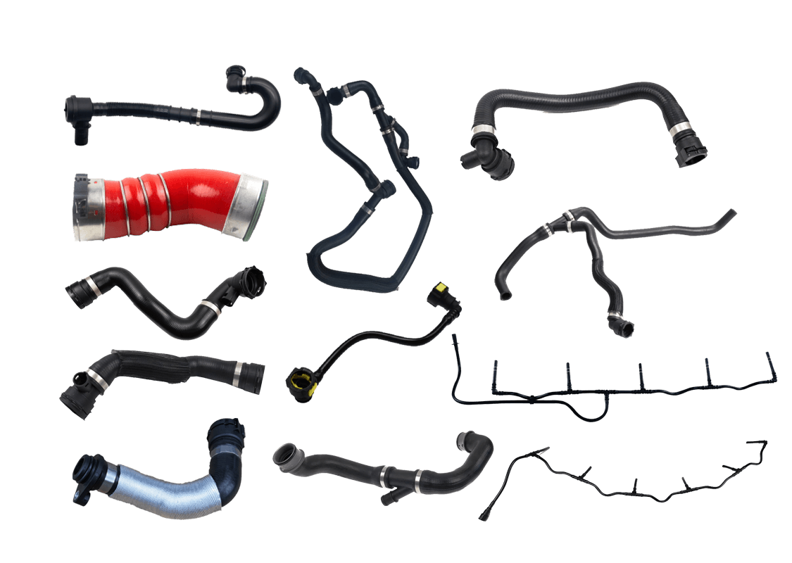 bmw benz scania water pipe airintake hose